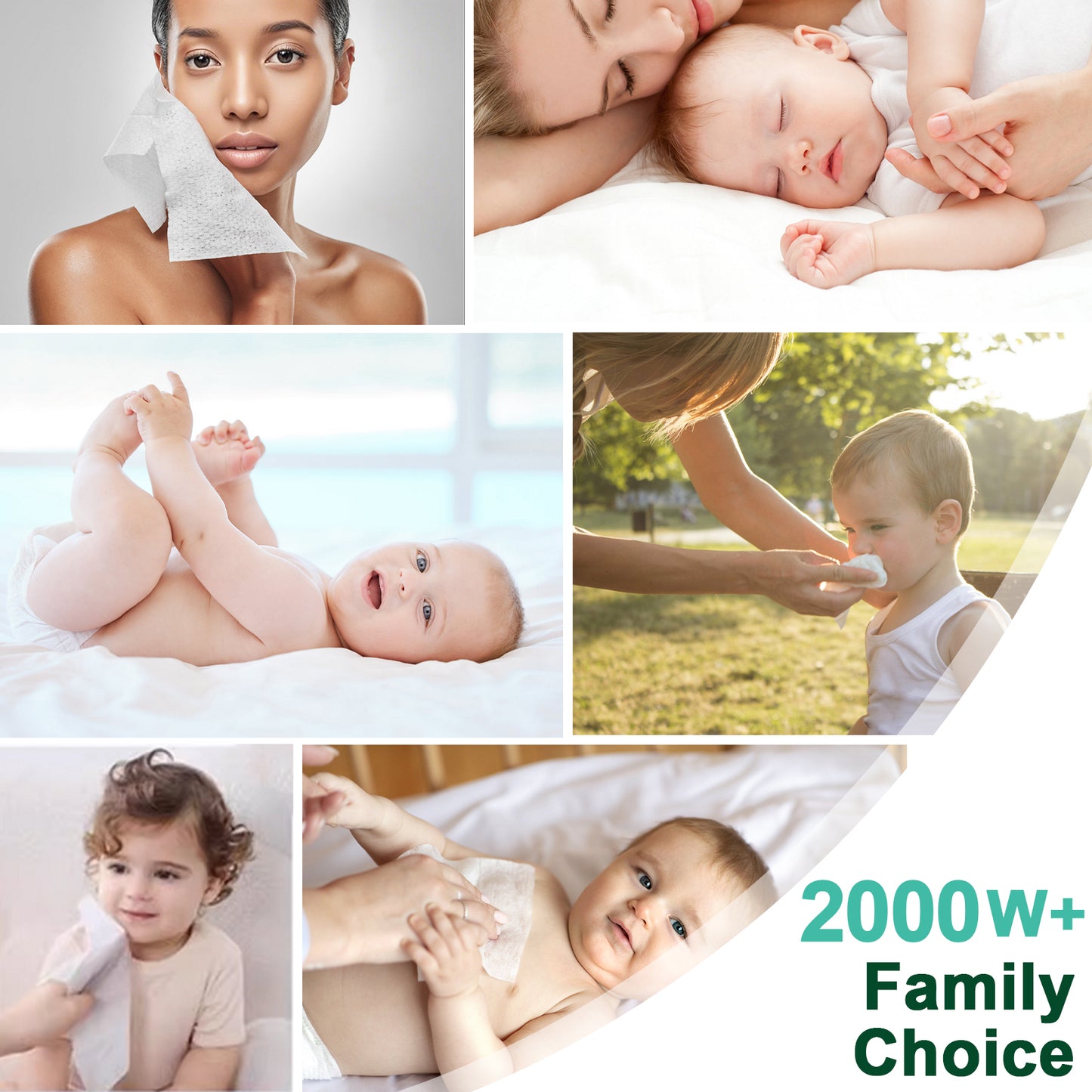 ARCOLUX Disposable Face Towels XL, 10"×12"