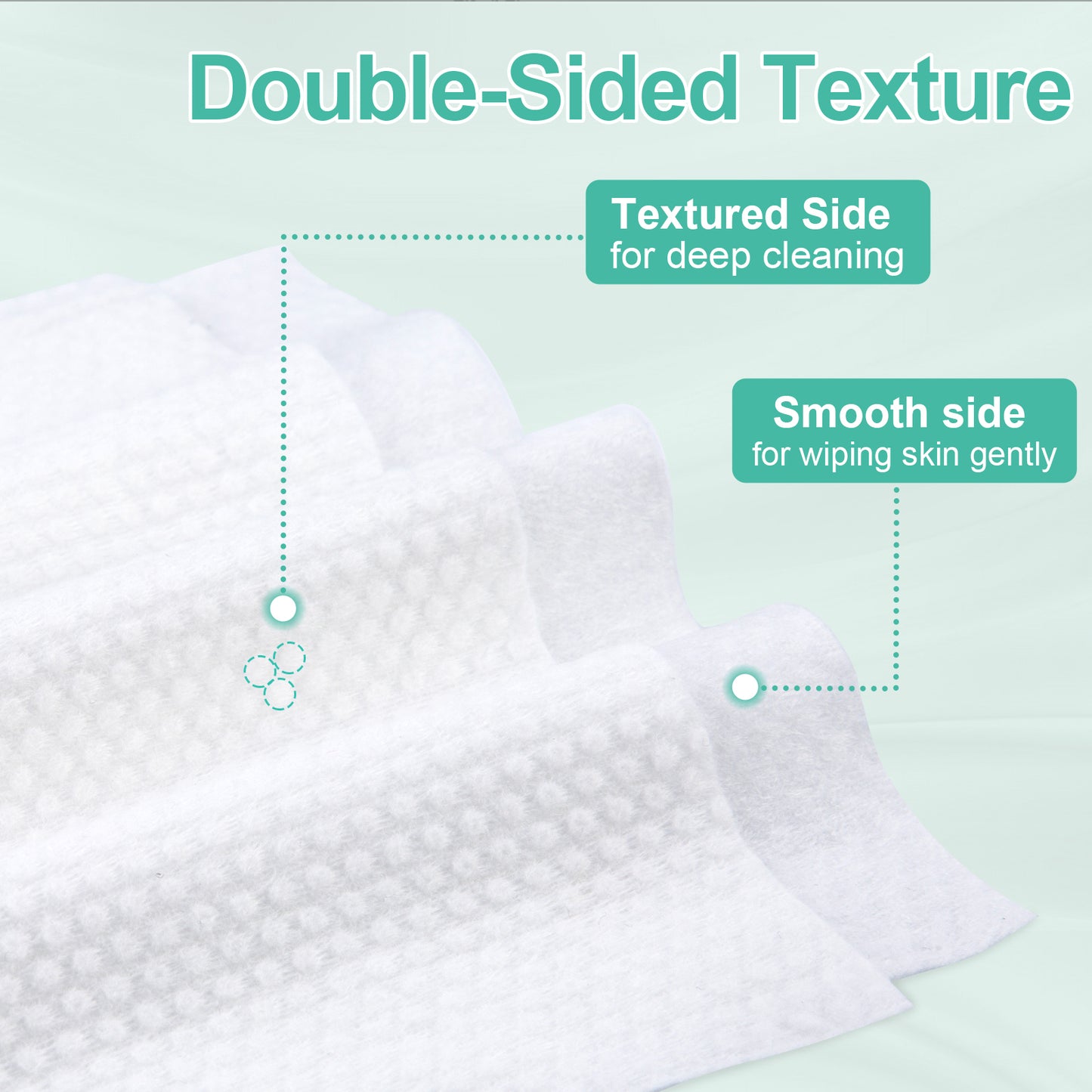 ARCOLUX Disposable Face Towels, 7.874” x 7.874“